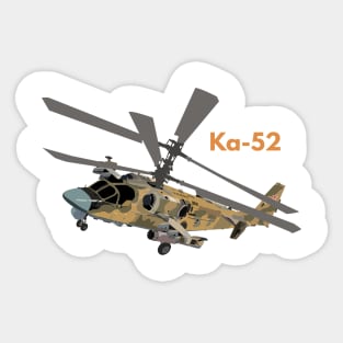 Ka-52 Alligator Russian Helicopter Sticker